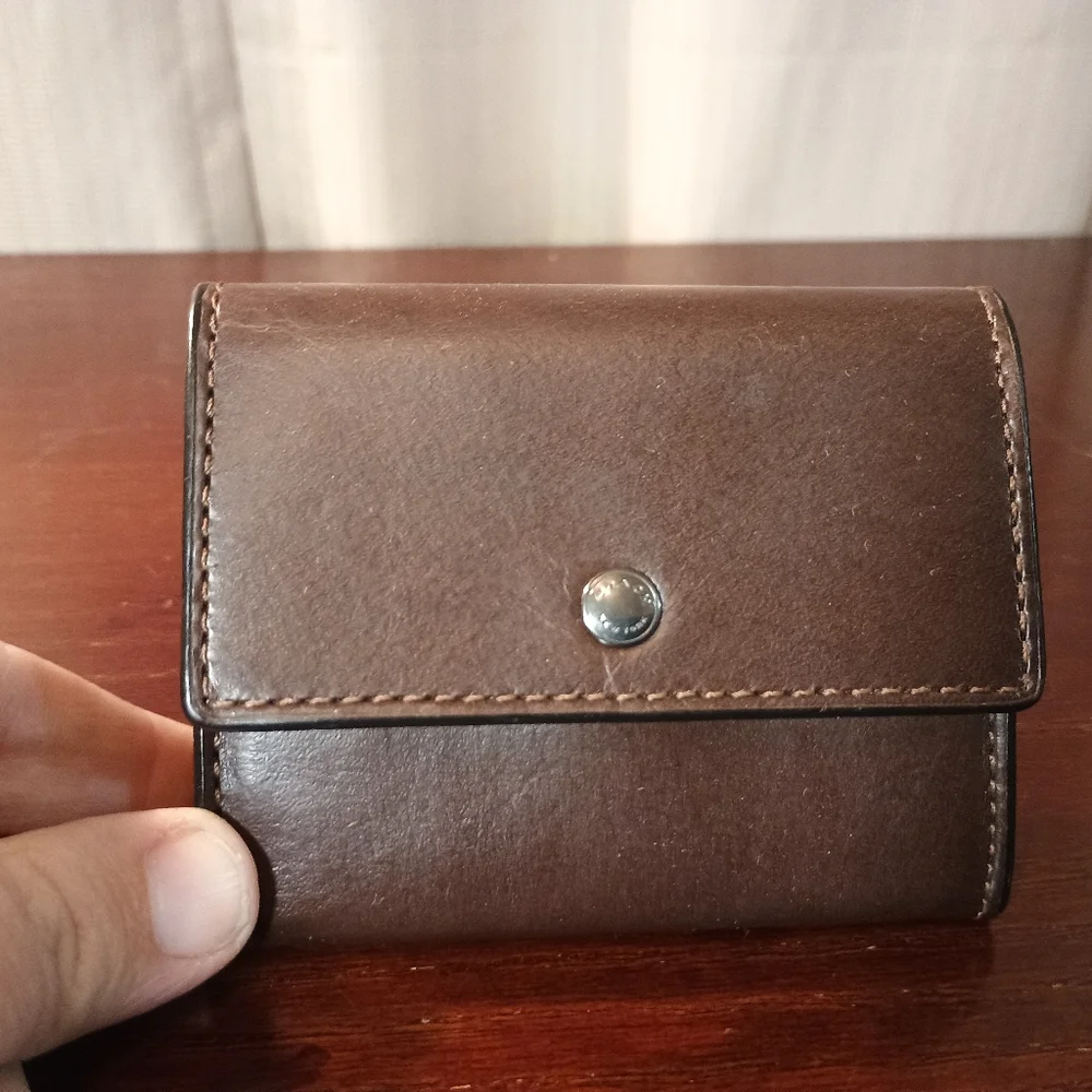 Coach Water Buffalo Leather Wallet